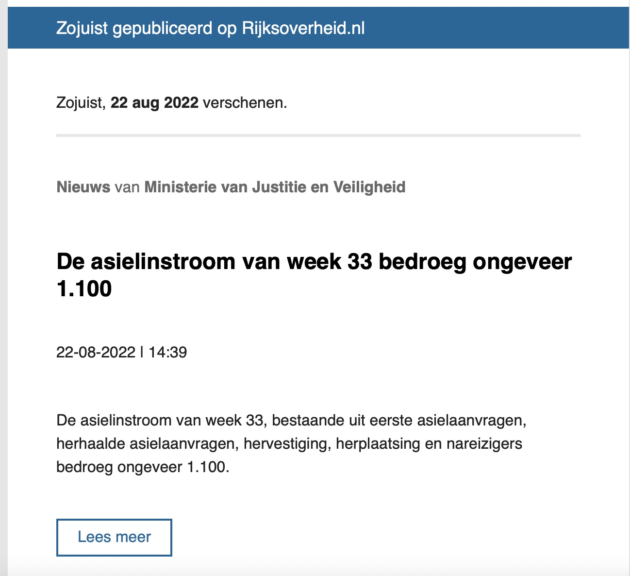 Nope. 300 meer tov week 32 - Nieuwsuur 21:30 uur