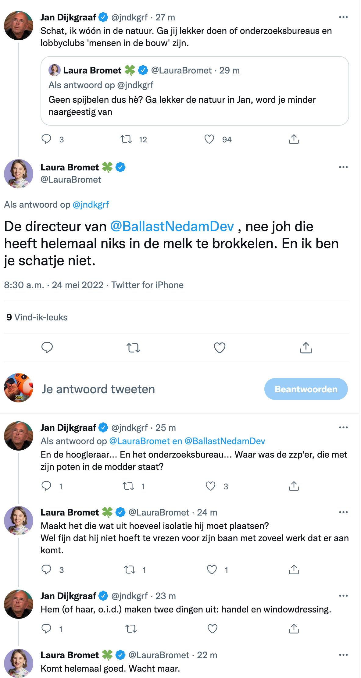 En dan is er nog deze twitterfittie uit de hel