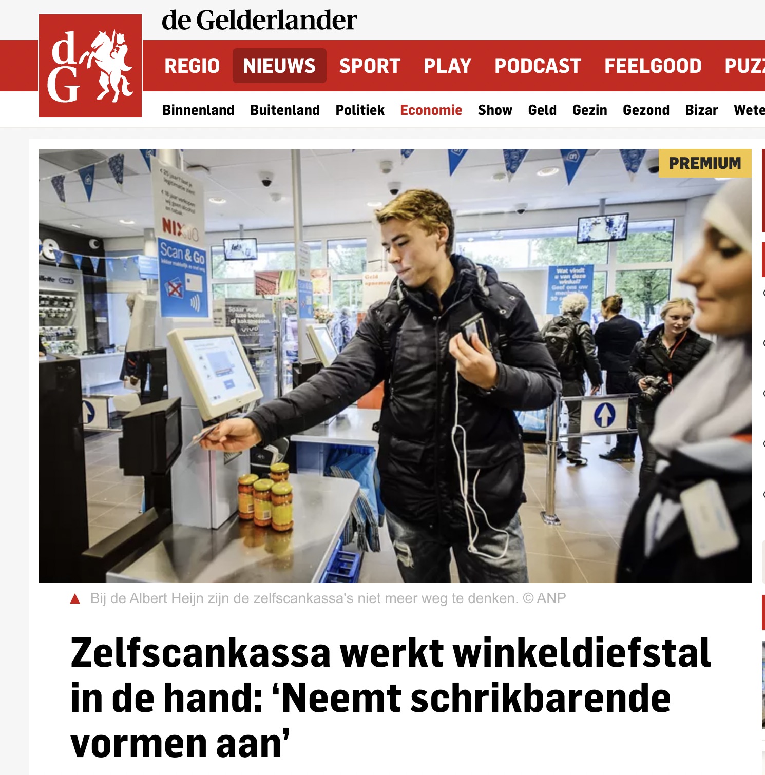 De Gelderlander koos voor iemand die 4 potten pastasaus kocht