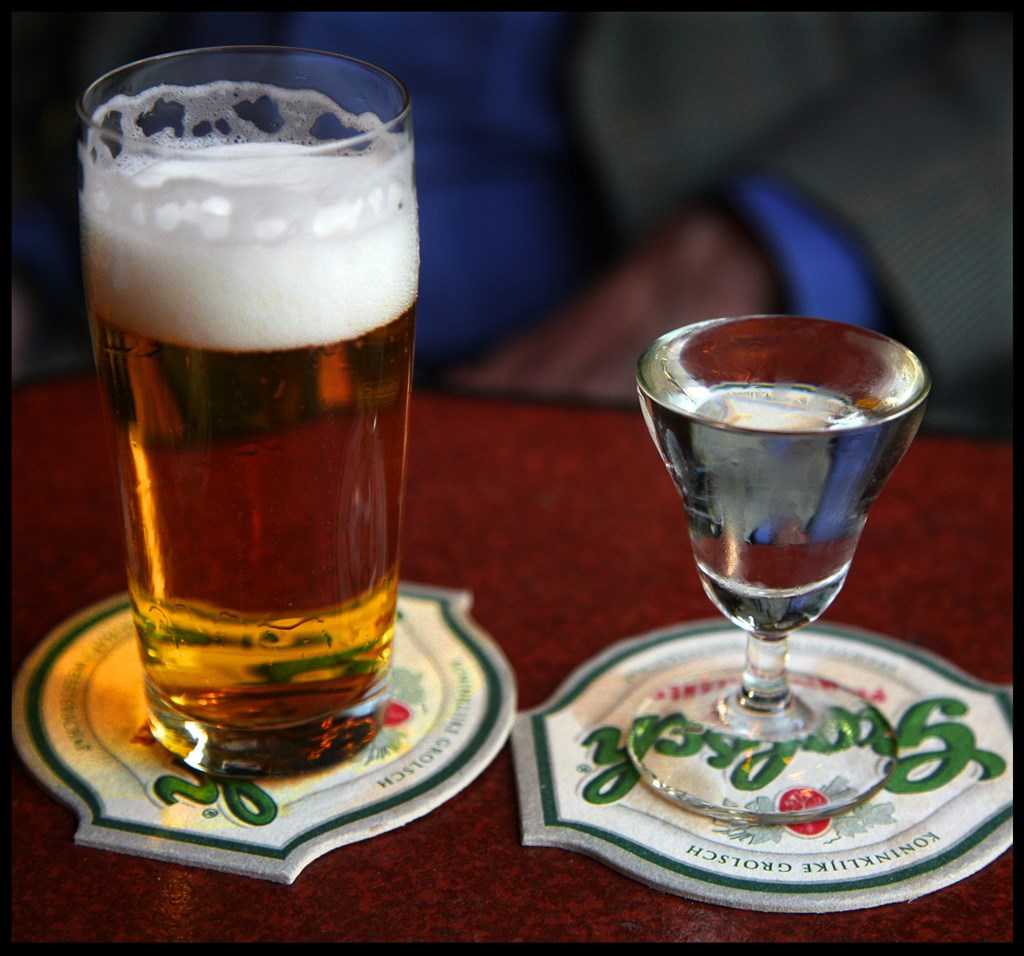 Foto van een kopstoot