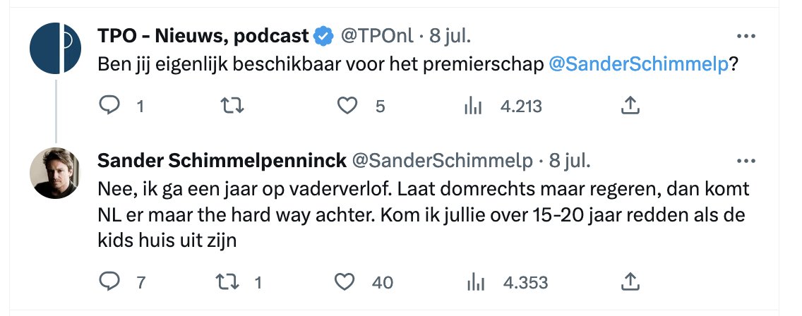 Oh nee die wordt deeltijdprinsje