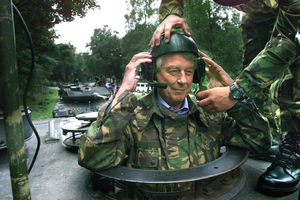 commandant kok in een tank