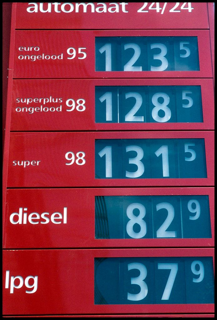 benzineprijzen