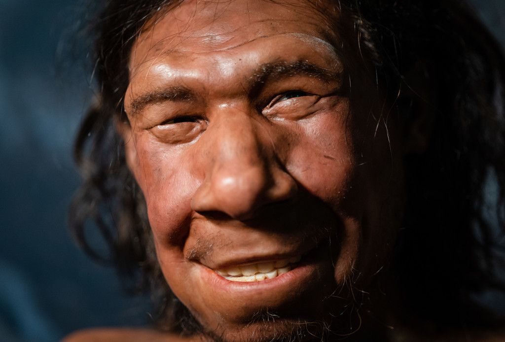 foto van een van de knapste neanderthalers