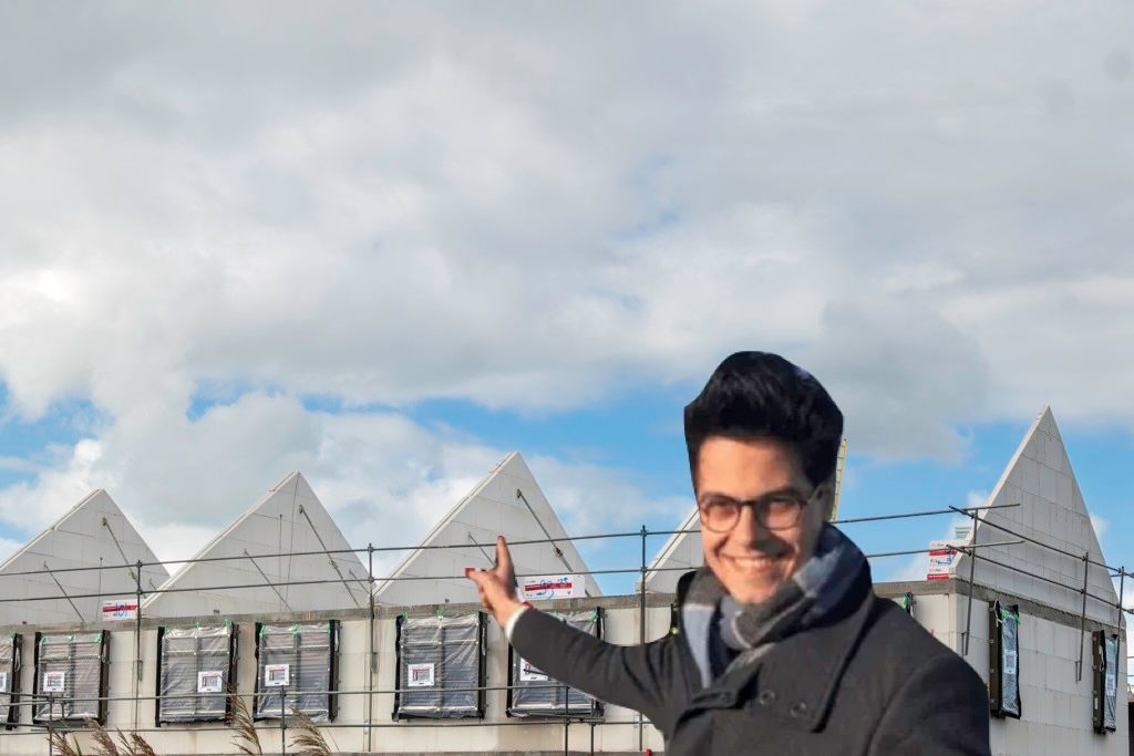 nieuwbouwwijk van eengezinswoningen waar niemand wat aan heeft