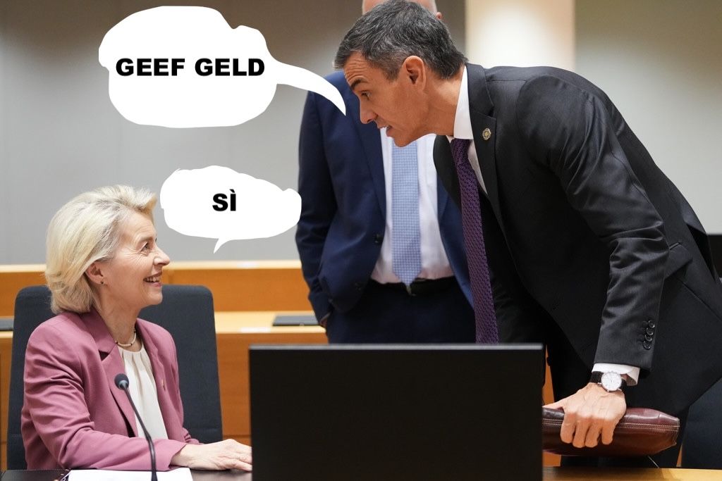 linkse spanjaard vraagt geld aan eu ursula