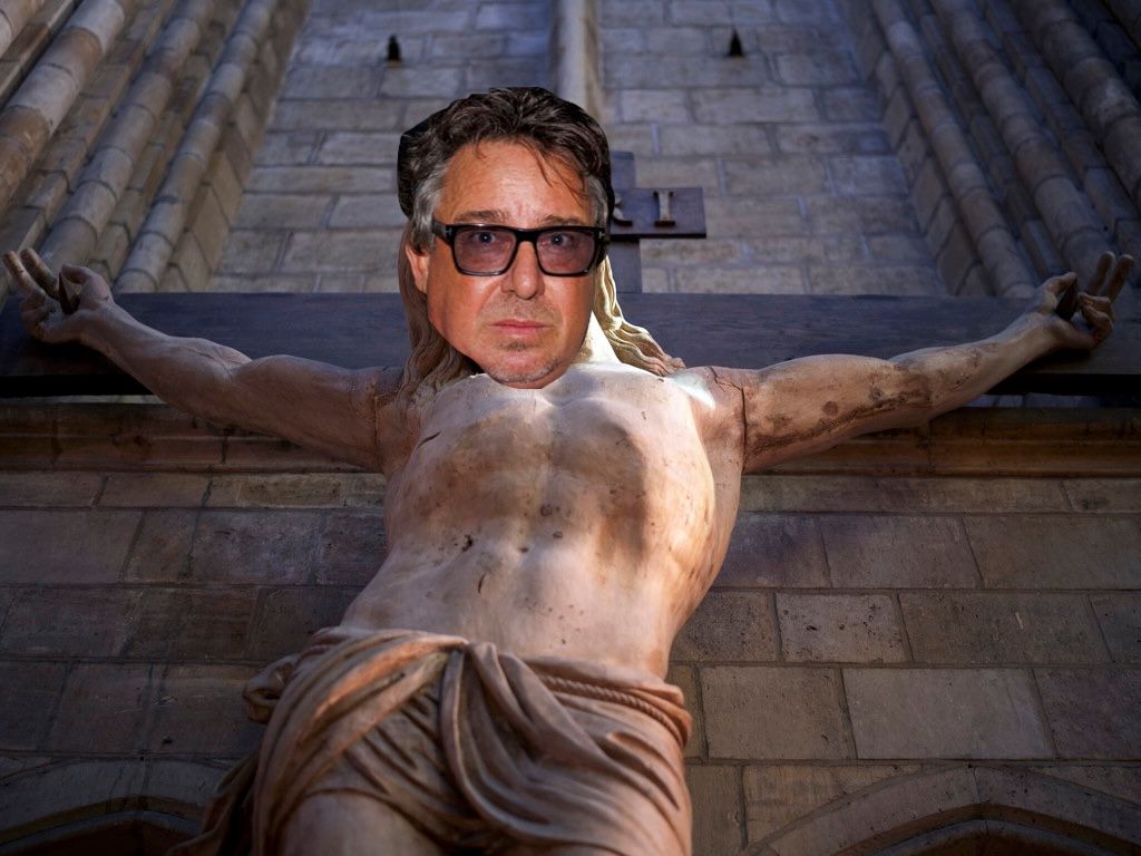 Marco Borsato aan het kruis