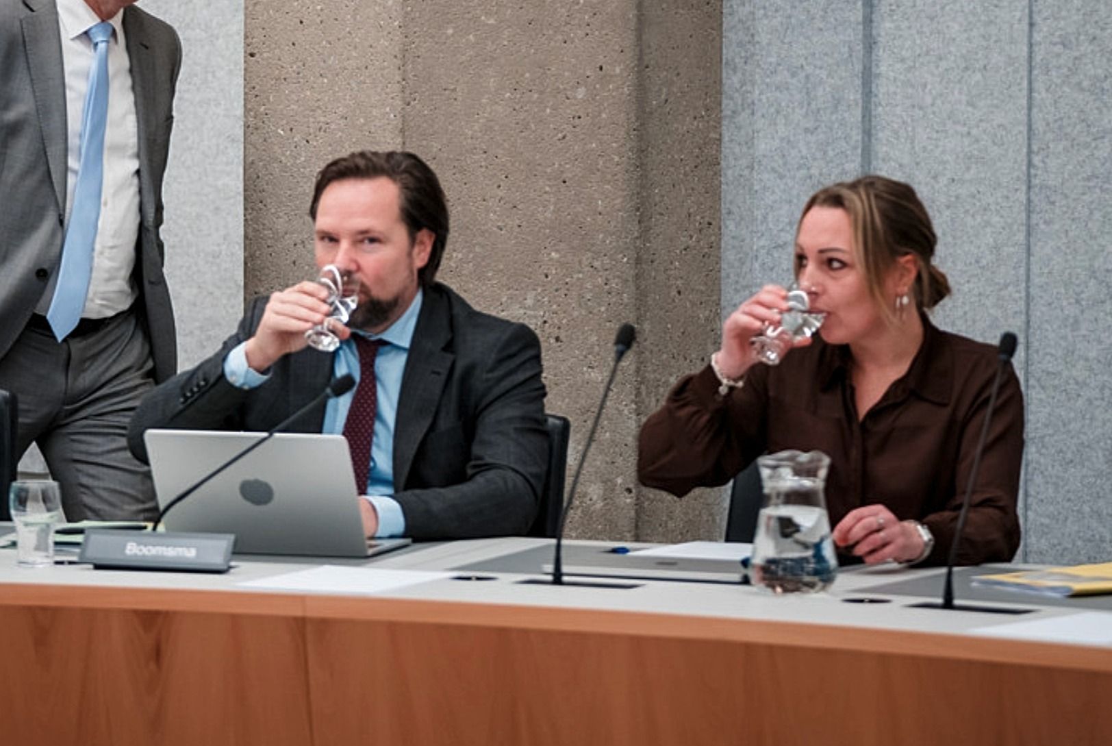 Diederik Boomsma (JA21) en Marina Vondeling (PVV)