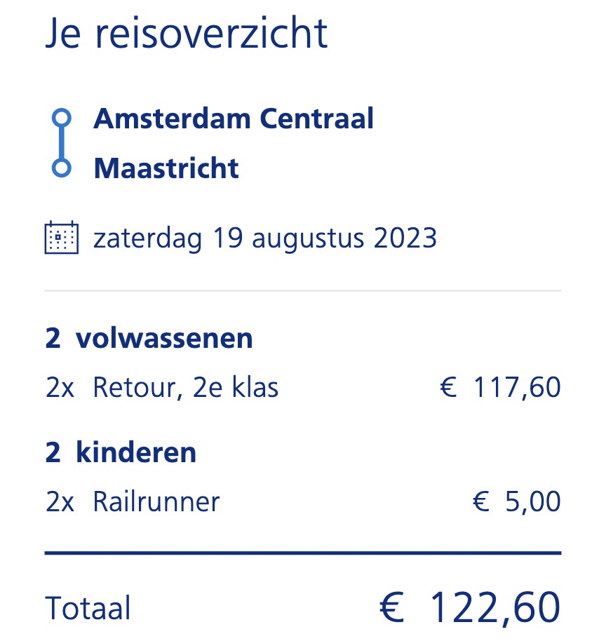 MET DE TREIN