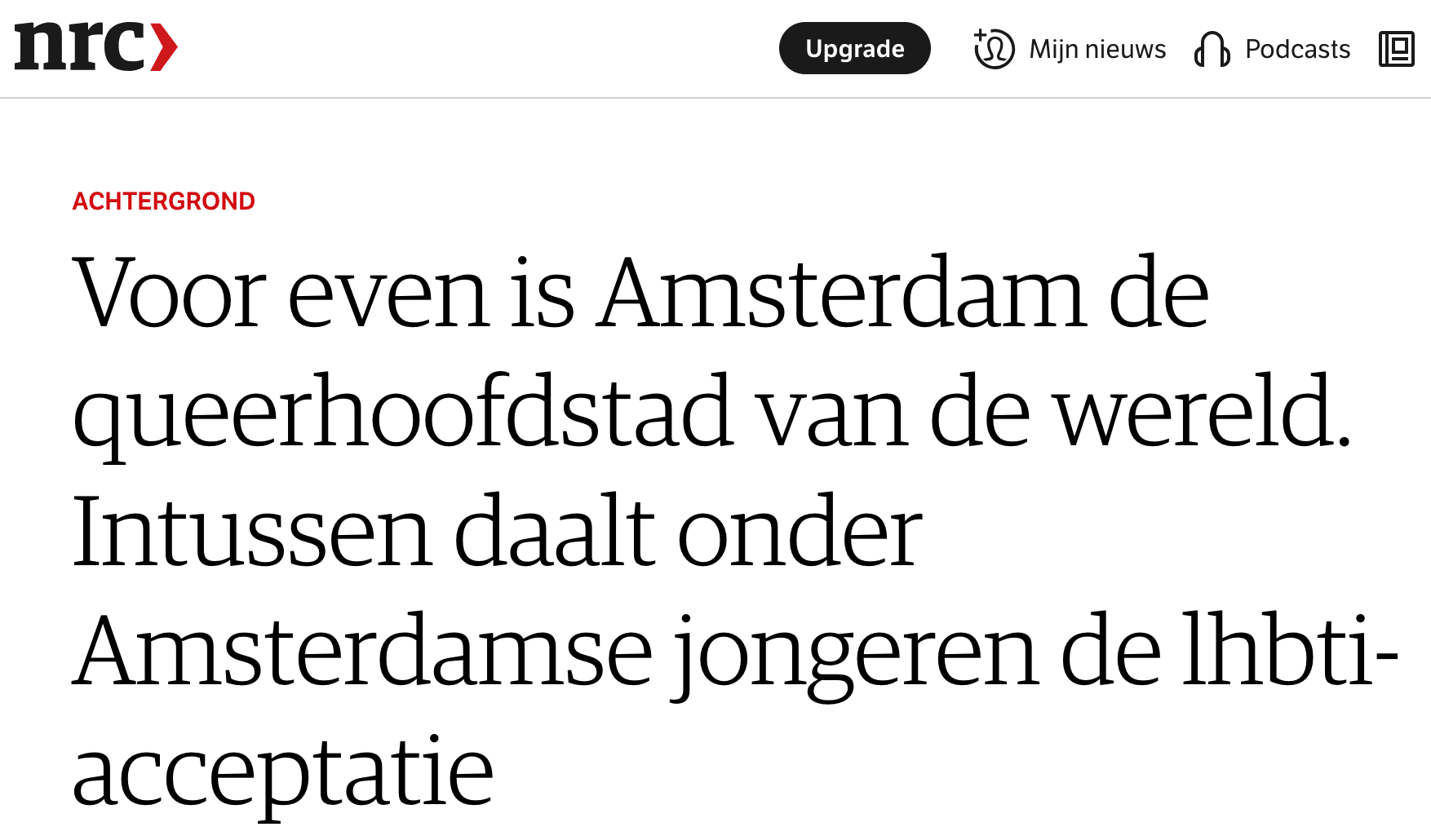 acceptatie nrc