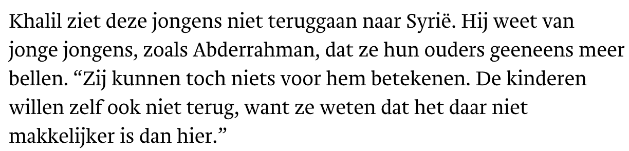 alinea uit trouw