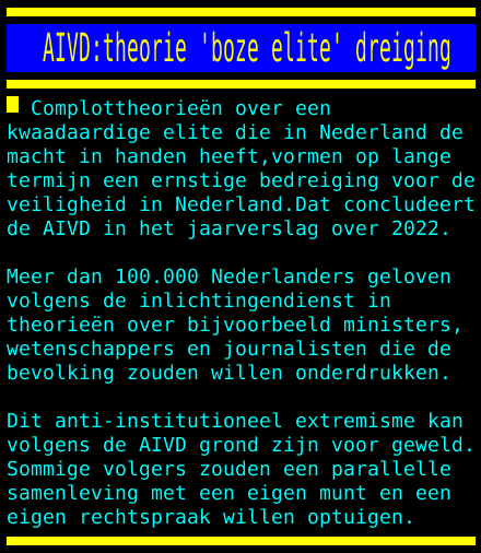 Vandaag, in Selectief Citeren met de Staatsomroep...