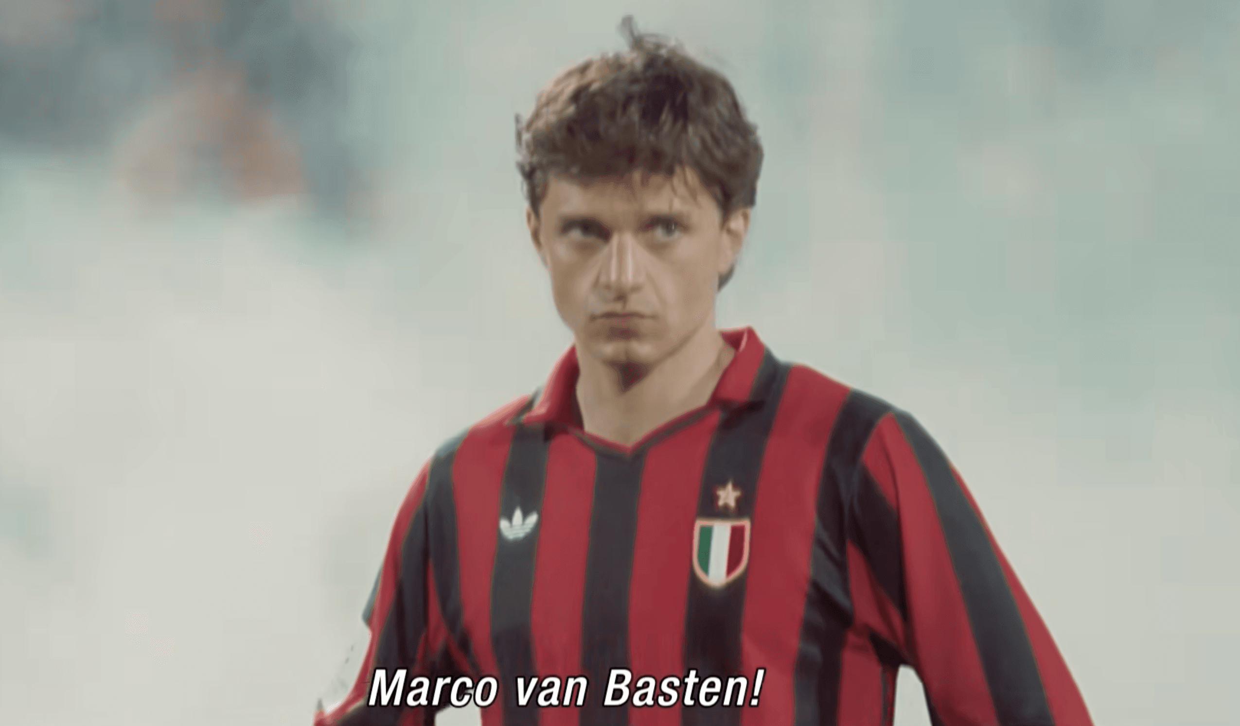Chris Peters als Marco van Basten