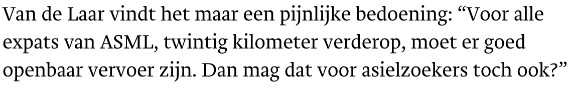 pensionado in trouw boos over ontbreken bushalte