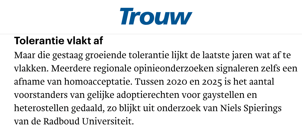 tolerantie trouw