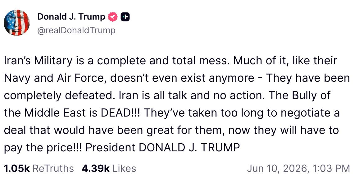 truth post van donald trump