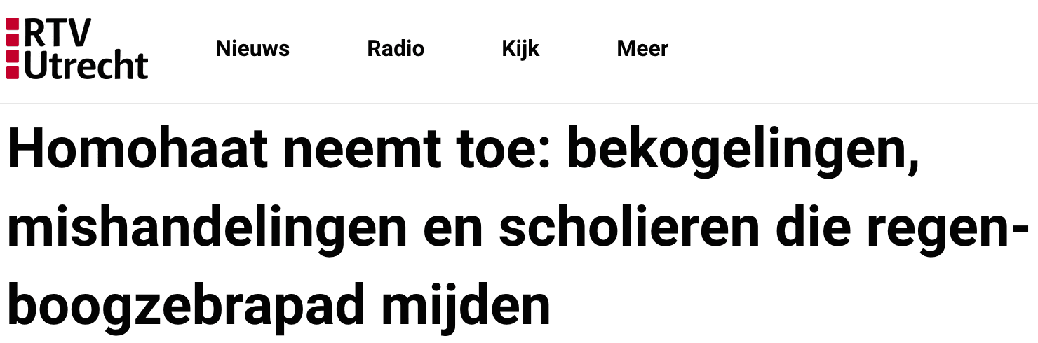 rtv utrecht homohaat