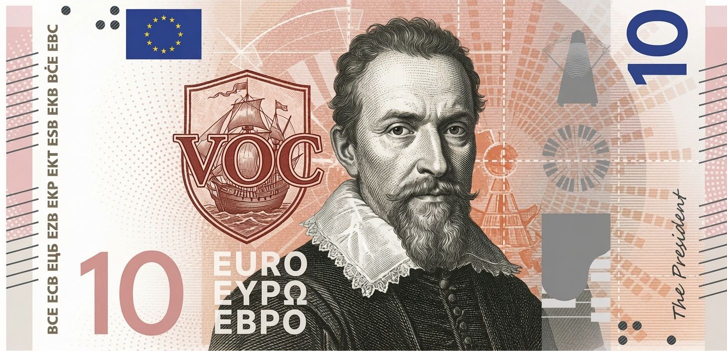 jan pieterszoon coen op een eurobiljet